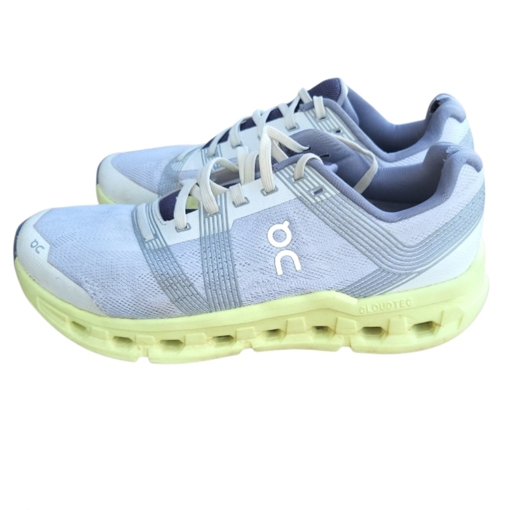 On Cloud Running Cloudgo Athletic Tennis Run Shoe Sneaker Gray White Hey Women 9 - Picture 2 of 16